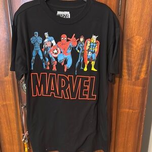 ❤️Marvel Black Graphic T-Shirt